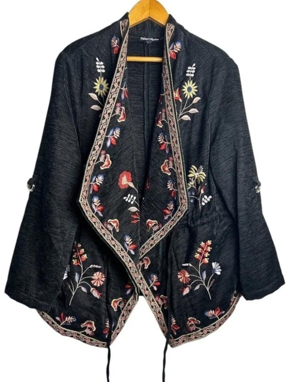 Tolani Collection: Embroidered Jacket - Boho / Western Style
